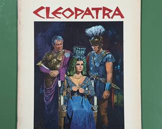 Cleopatra vintage movie souvenir program, 1963