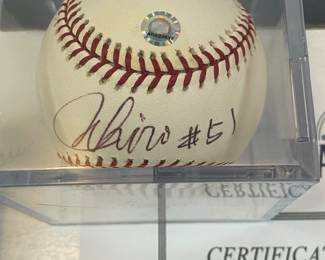 Ichiro Suzuki, Seattle Mariners, signed baseball with certificate of authenticity