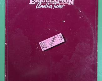 Eric Clapton "Another Ticket" vintage rock album