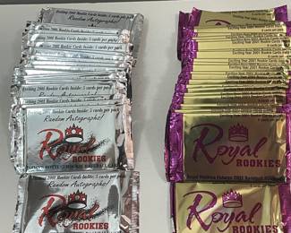 2001 Royal Rookies Unopened Packs of Baseball Cards