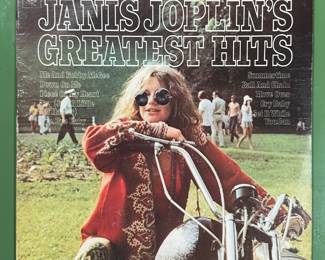 Janis Joplin's Greatest Hits vintage rock album