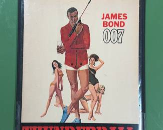 Thunderball James Bond vintage movie souvenir program, 1965