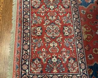 Small oriental throw rug, 1/5