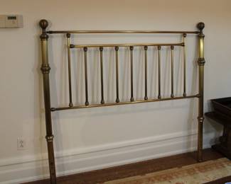 Brass queen-size head board