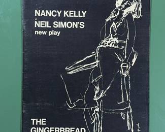 Neil Simon’s “The Gingerbread Lady” vintage Playbill theater souvenir program, c. 1972