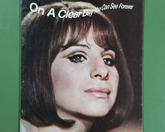 On a Clear Day You Can See Forever vintage movie souvenir program, 1970