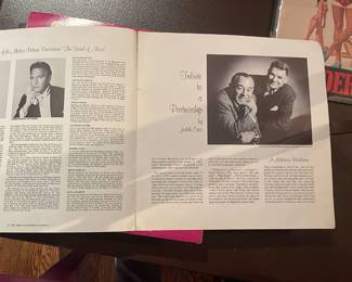 Interior page of vintage "The Sound of Music" original soundtrack album and storybook