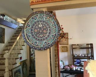 Islamic enameled brass 