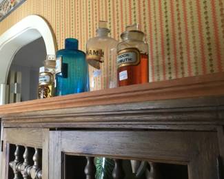 Antique French apothecary jars