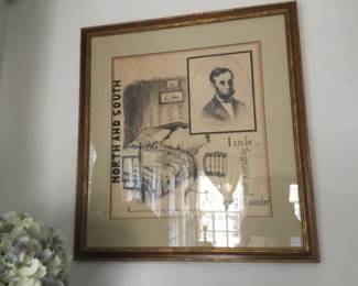 Framed Lincoln Memorial