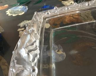 Lovely Lalique serving tray 