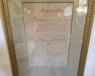 18th Century French documents