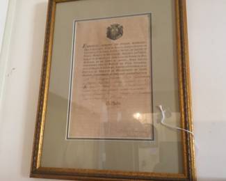 18th Century possibly older French legal document