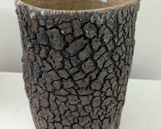 Lot 155: Hand thrown pottery vase by Althouse pottery; measures 9 " high