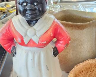 Cast iron “Mammy” Bank 