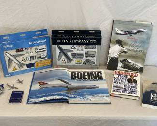 All sold, except Grounded book, Eastern Airlines playing cards, and M&M dispenser