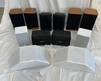 All sold, except pair of white rectangular speakers