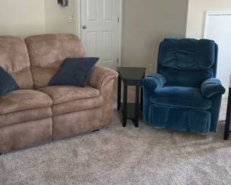 The side tables are still available, but the loveseat and recliner are not. 
