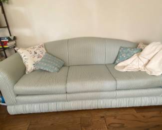 Striped sofa