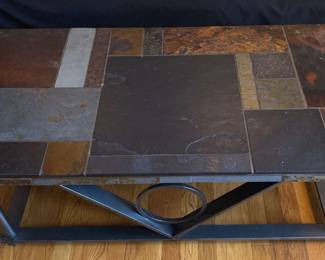 Slate Top Cocktail Table 
