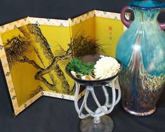 Home Decor Featuring Krosno Jelly Fish Art Glass