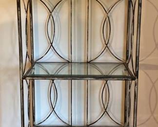 Metal And Glass Bakers Rack
