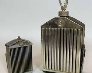 Vintage Rolls Royce Radiator Flask  Pen Card Holder