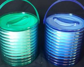Vintage Lucite Ice Buckets