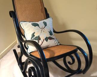 Bentwood Caned Rocker