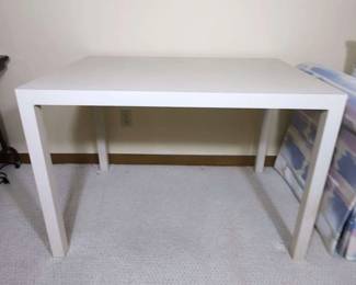 Laminate Work Table Desk In Offwhite