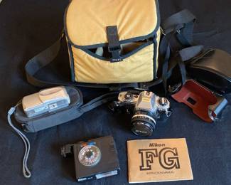 Nikon FG Plus Olympus Digital Camera