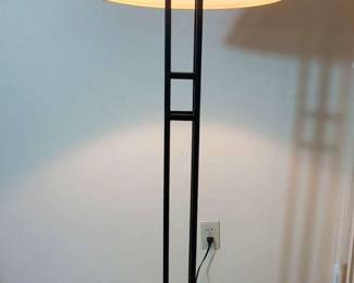 Mission Style Black Metal Floor Lamp