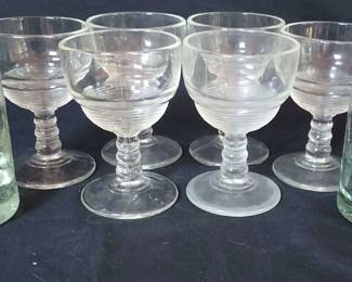 Vintage Beehive Sherry Glasses
