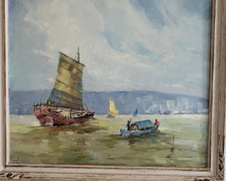 James Eccles original oil.
He lived 1885-1983