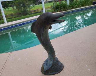 Bronze dolphin