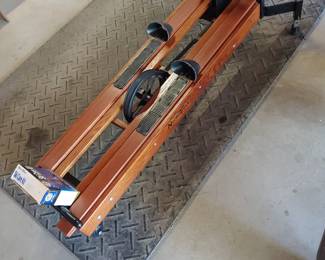 AMAZING VINTAGE wood Nordic Track Pro Complete works great