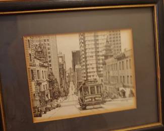 Another Matted/framed pen & ink picture