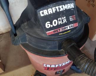 Craftsman wet/dry 6 HP blower/vacuum