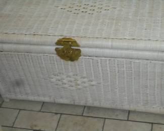 Matching wicker trunk