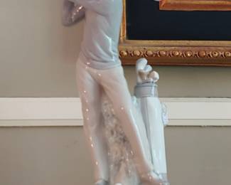 Lladro golfer
