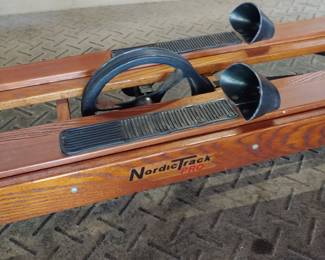 AMAZING VINTAGE wood Nordic Track Pro Complete works great