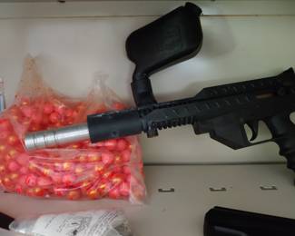 Paint ball gun paint balls
