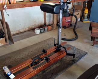 AMAZING VINTAGE wood Nordic Track Pro Complete works great