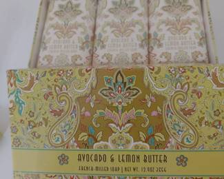 Avocado/lemon soap bars new