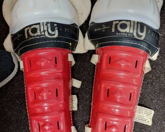 Rally hockey shin guards