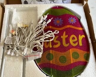 easter light up sign