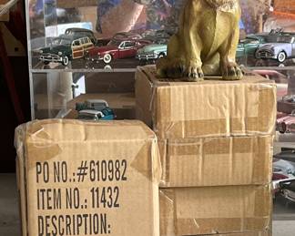 Motion sensor dogs, there are 3. 