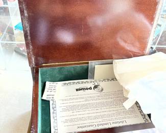 inside of Keepsake box. 