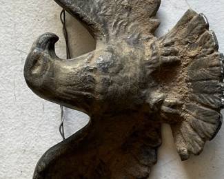 Iron hanging eagle. 