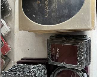 Tons of new picture frames. 